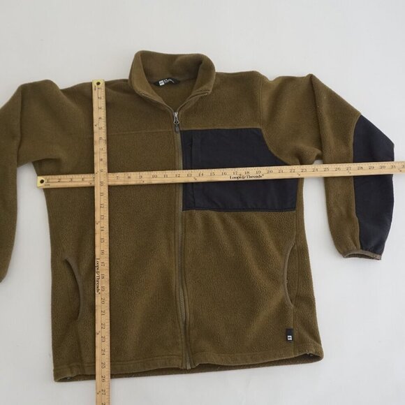 Mountain Equipment Company MEC Green Fleece Zip Up Hiker Outdoors Sweater Medium - Picture 4 of 10